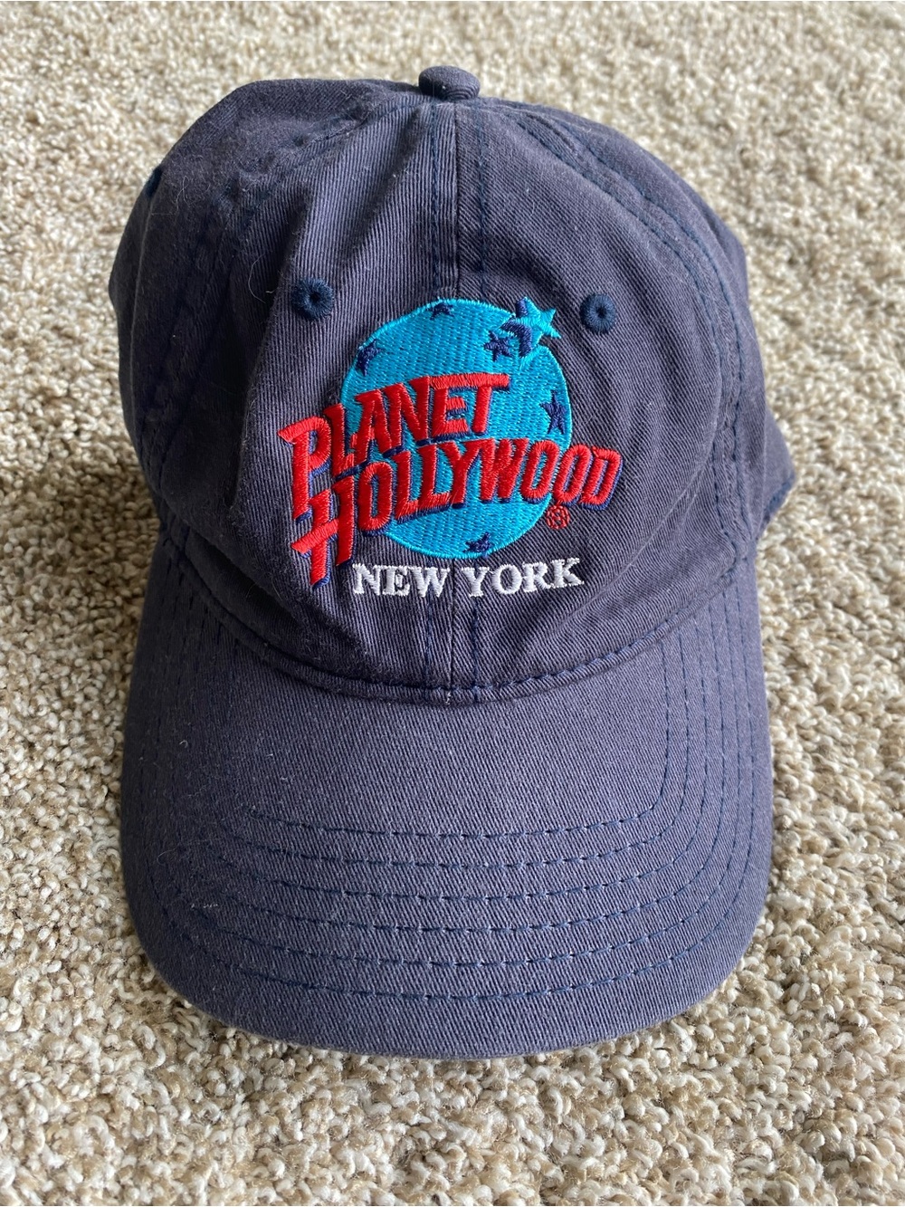 Planet Hollywood New York Embroidered Strapback Hat